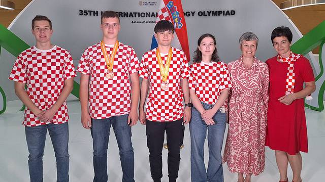 Dvije brončane medalje za naše srednjoškolce na 38. biološkoj olimpijadi u Kazahstanu