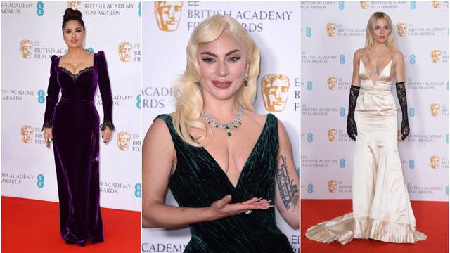 Sudar dekoltea na dodjeli filmskih nagrada: Lady Gaga, Hayek i Sienna pokazale adute
