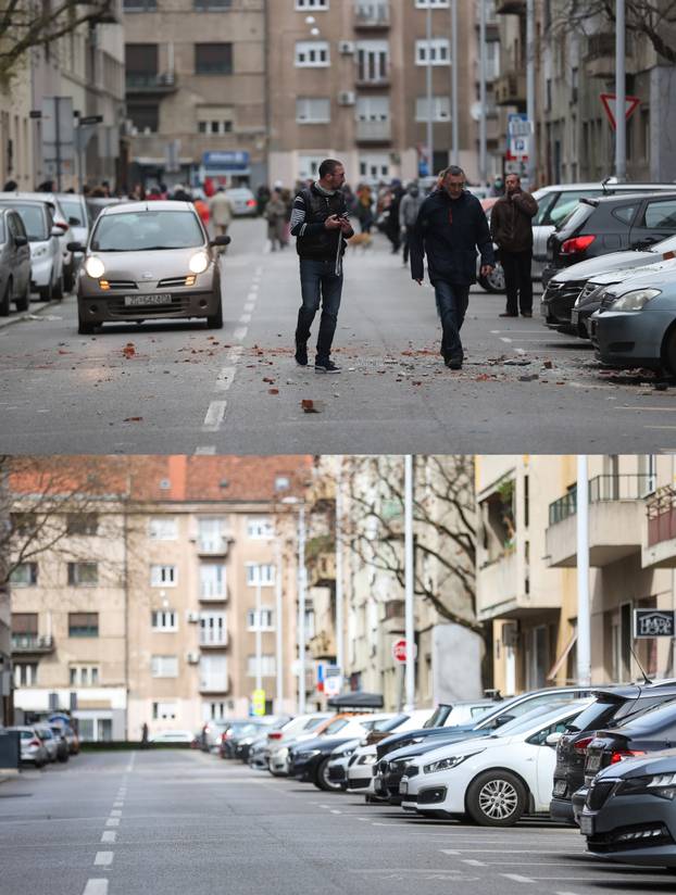 Peta godišnjica potresa: Kako je Zagreb izgledao na dan potresa, a kako izgleda danas