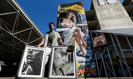 Dejanovi divovski murali su ona ljep&scaron;a strana grada Zagreba