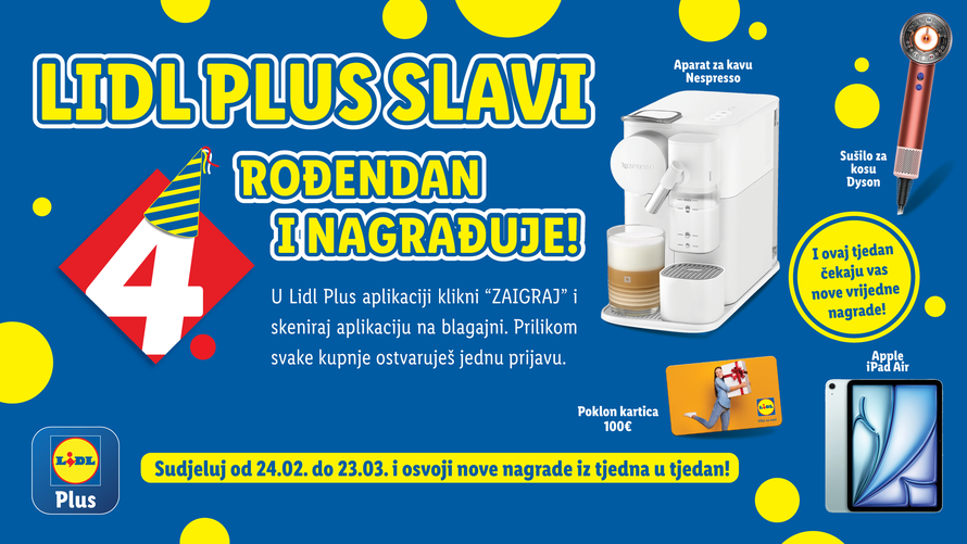 4. rođendan Lidl plus aplikacije