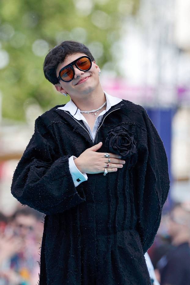 Eurovision Song Contest's 'Turquoise Carpet' event in Vienna
