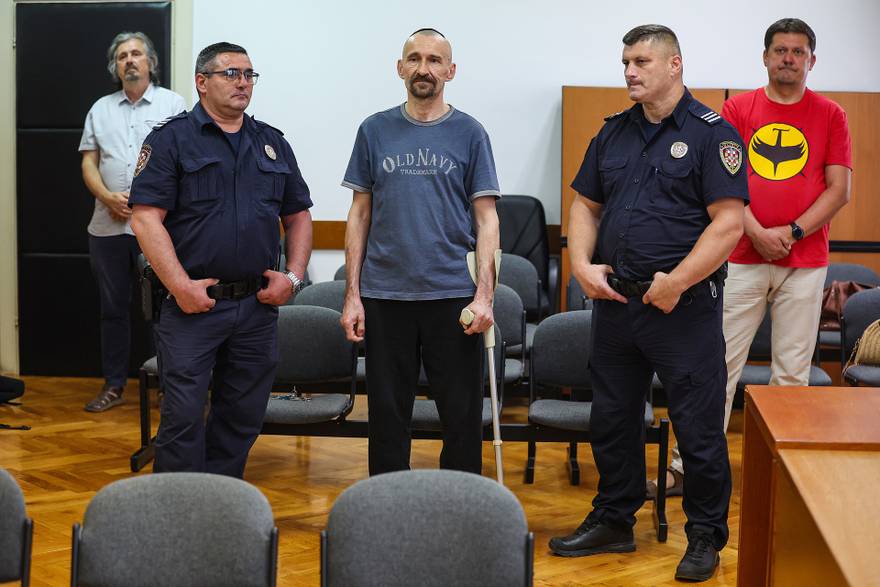 Objava presude Krešimiru Pahokiju za višesterostruko ubojstvo u Domu za starije i nemoćne osobe Vianey u Daruvaru