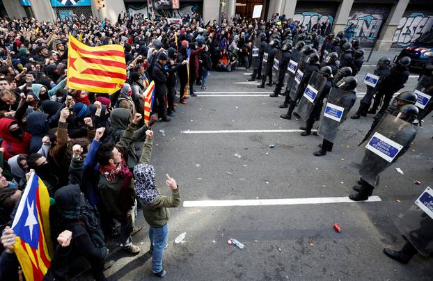 Protest against Spain