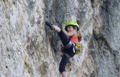 Penjačica Lara (10) lakoćom savladava stijene