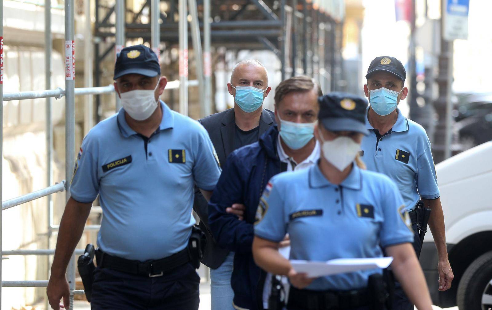 Zagreb: Dražen Barišić i Vinko Grgić dovedeni pred suca istrage zbog afere Janaf