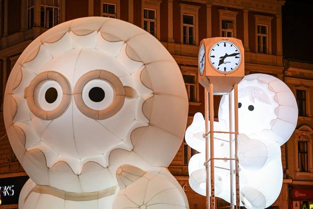 Pripreme za Festival svjetla u Zagrebu