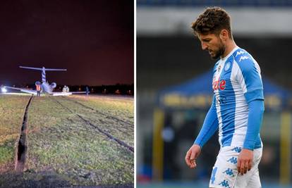 Zvijezda Napolija u zrakoplovu hrvatske tvrtke sletjela s piste!