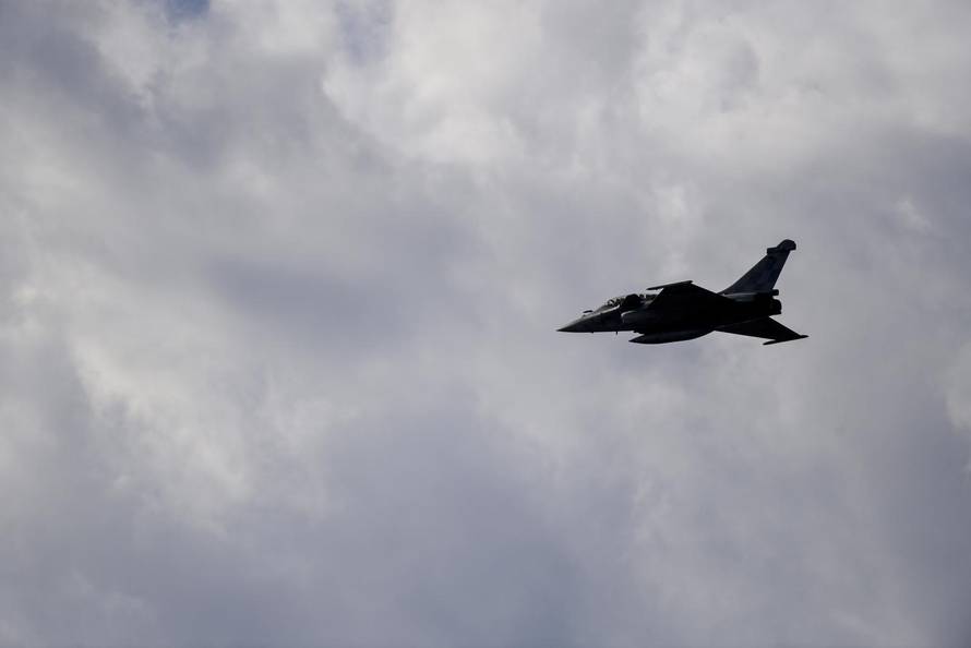 Zagreb: Generalna proba svečanog vojnog mimohoda - zračne snage 