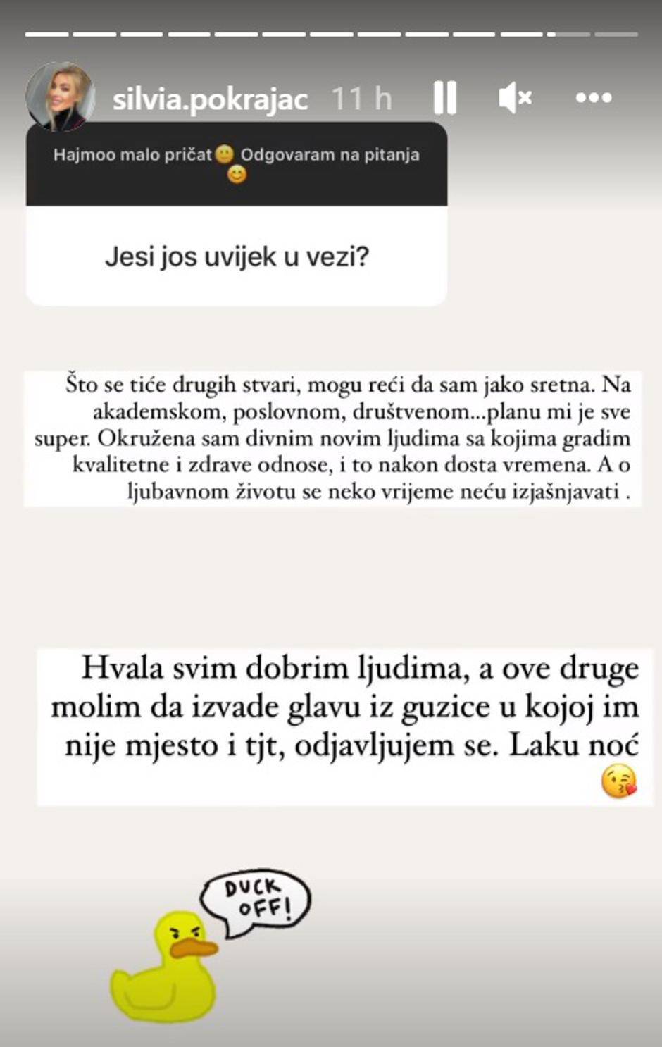 Silvija iz 'Superpara' prekinula s glazbenikom: Nikada me više ne povezujte s tim čovjekom!