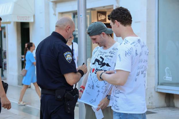 Split: Centar grada uoči početka Ultre 