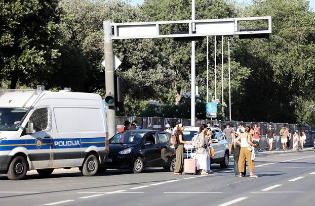 Split: Centar grada uoči početka Ultre 