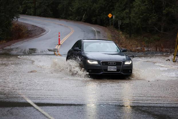 Floodwaters trigger evacuations and highway closures in British Columbia’s Fraser Valley