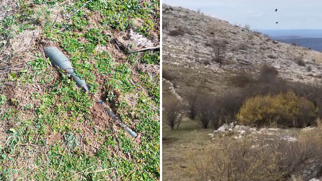 VIDEO Pirotehničari deaktivirali zaostalu tromblonsku minu: Planinari je pronašli na Dinari