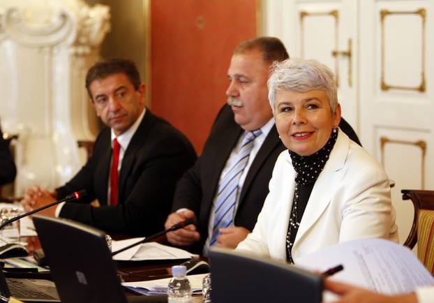 Zagreb: Sjednica Vlade Republike Hrvatske na Markovom trgu