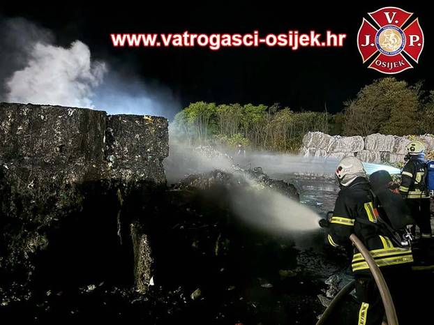 Vatrogasci objavili fotke: Ovako je gorjelo u Dravi International!