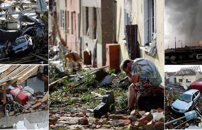 Rušit će desetke kuća, ceste su i dalje paralizirane, a u tornadu poginula i trudnica iz Slovačke