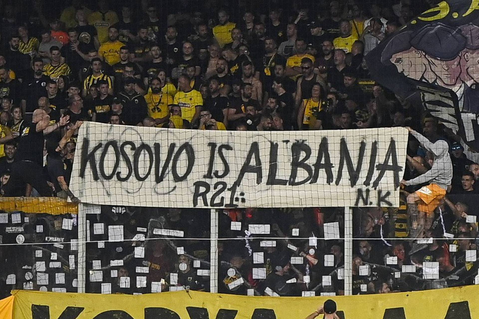 ATHENS, 05-10-2023, OPAP Arena, Europa League Football, season 2023 / 2024, AEK Athens FC - Ajax, atmosphere in the stad