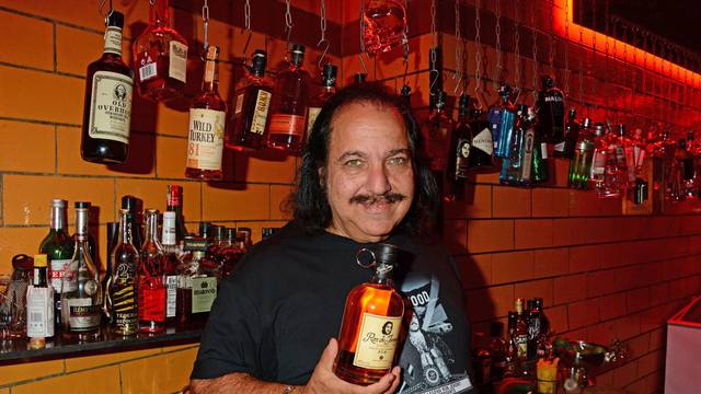 Celebrities at Ron de Jeremy (the Adult Rum) cocktail party at Butcher's bar.