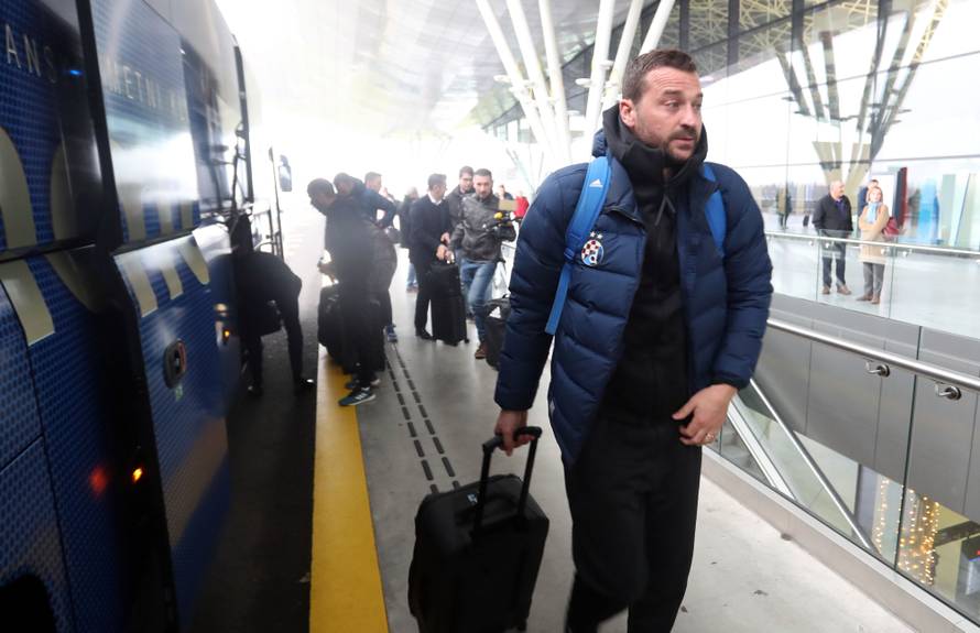 Zagreb: Odlazak GNK Dinamo na okršaj s Atalantom