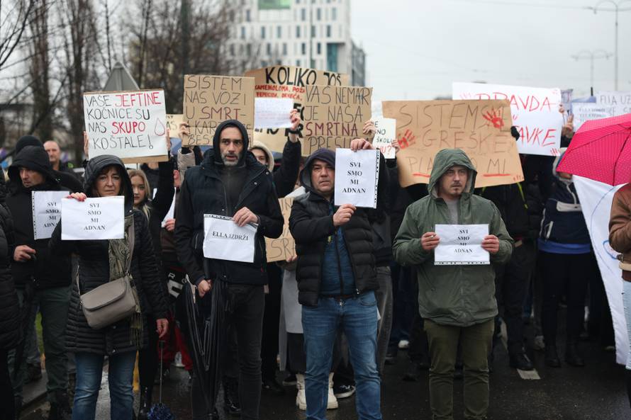 Sarajevo: Treći dan prosvjeda nakon teške tramvajske nesreće, prosvjednici blokirali promet kod SCC-a