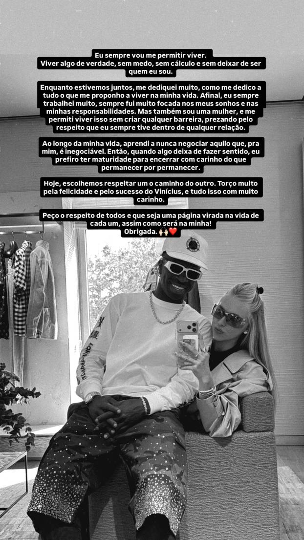 FOTO Vinicius 'dobio nogu' dan nakon što ga je draga gledala iz VIP lože! 'Dopuštam si da živim'