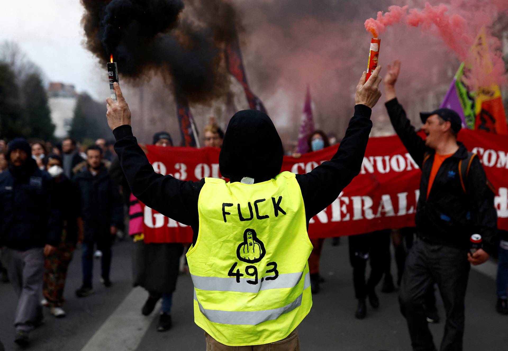 Anger as French government pushes through pension change without vote