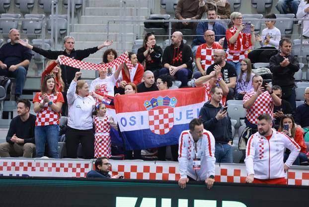 Osijek: Drugi dan Qualifier faze Davis Cupa Hrvatska - Slovačka, parovi