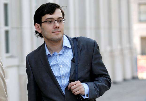 FILE PHOTO: Martin Shkreli arrives for his trial at US Federal Court in Brooklyn New York