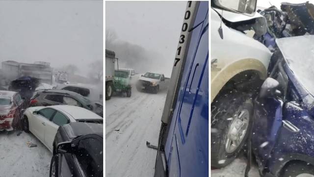 Nevjerojatan video: Sudarilo se čak 47 vozila - poginula žena