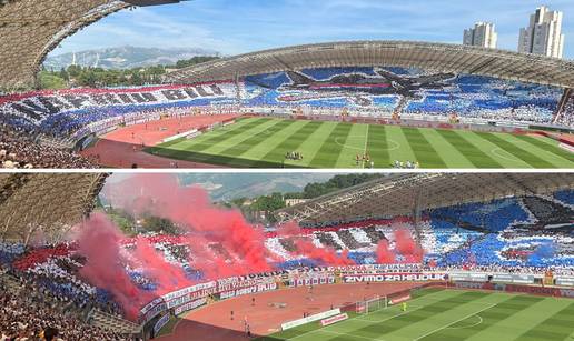 FOTO Čudesna koreografija Torcide! BBB se prisjetili kada su Zvezda i Hajduk oplakivali Tita