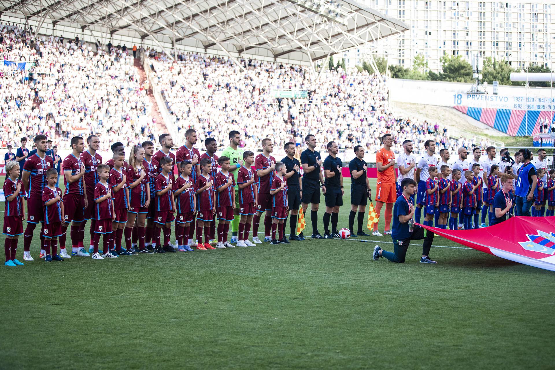 Split: Stadion Poljud,  Finale Hrvatskog nogometnog kupa HNK Hajduk - HNK Rijeka