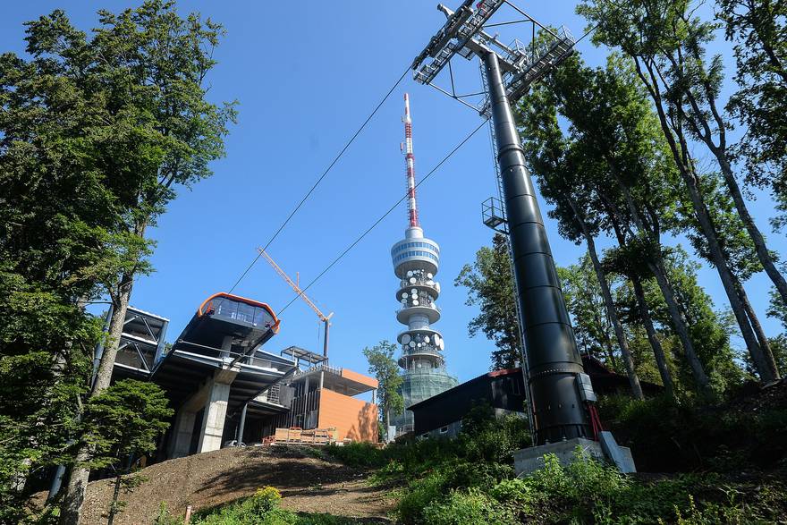 Radovi na žičari Sljeme