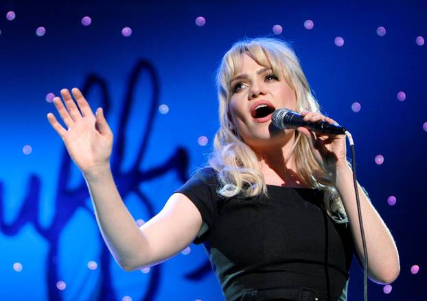 FILE PHOTO: British singer Duffy performs during a concert in Singapore