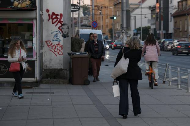 Zagreb: Trešnjevka za vrijeme štrajka ZET-a
