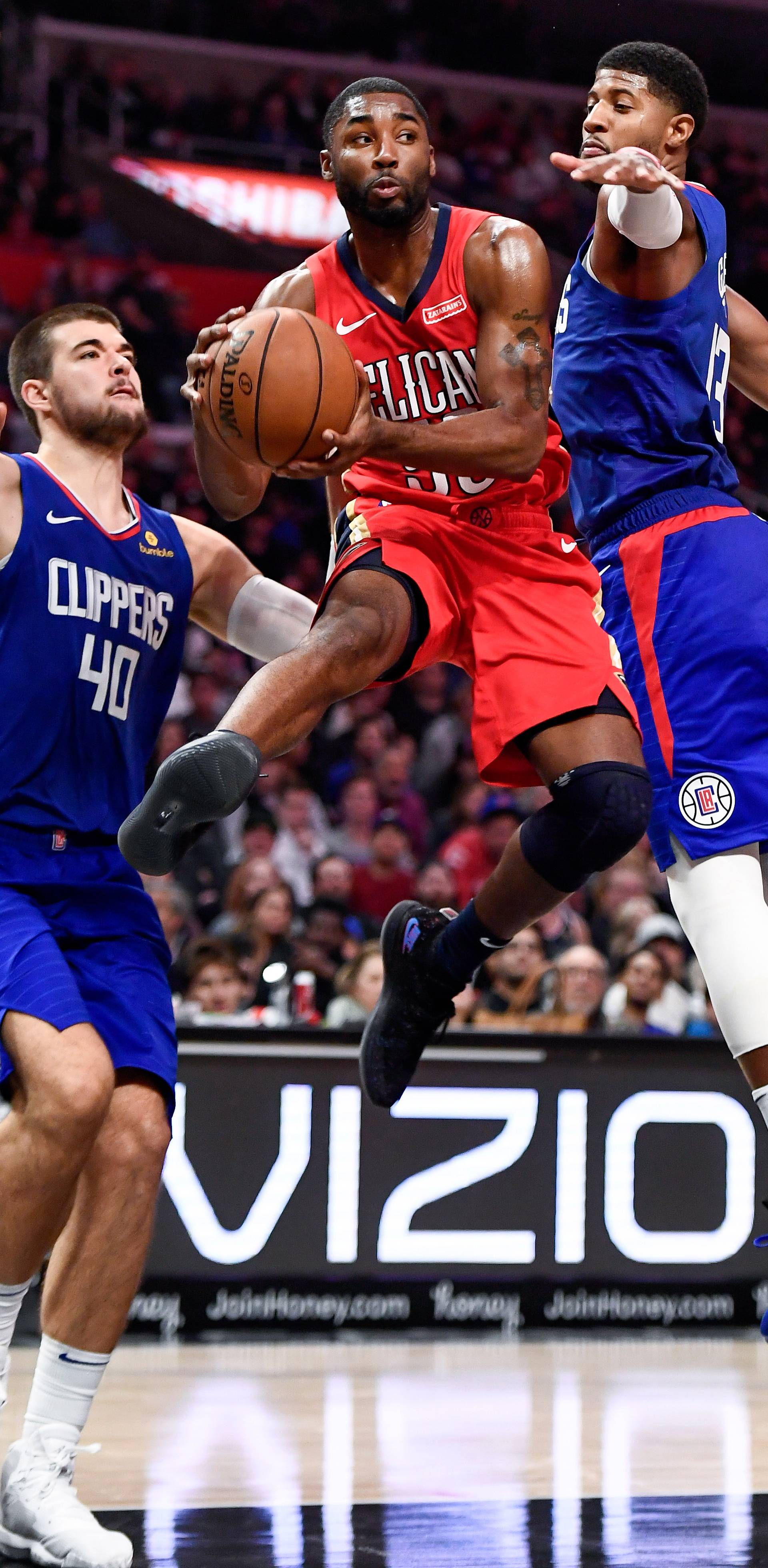 NBA: New Orleans Pelicans at Los Angeles Clippers