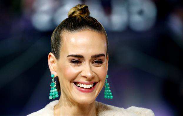 Actor Sarah Paulson attends the European premiere of "Glass" in London