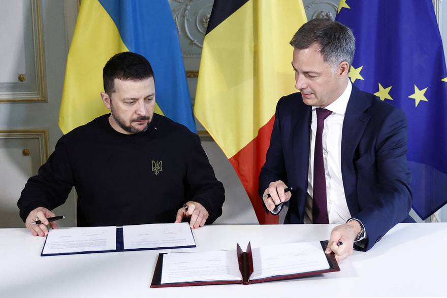 Ukrajinski Zelenskiy i belgijski premijer potpisali su sigurnosni pakt