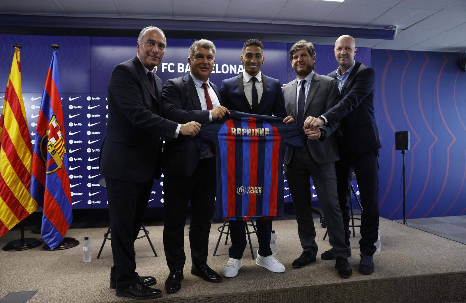 FC Barcelona unveil Raphinha