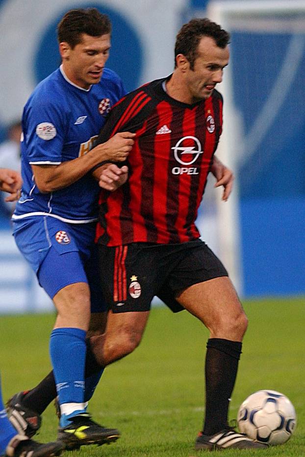 Zvonimir Boban oprostio se od nogometa revijalnom utakmicom na stadionu Maksimir, 07.10.2002.