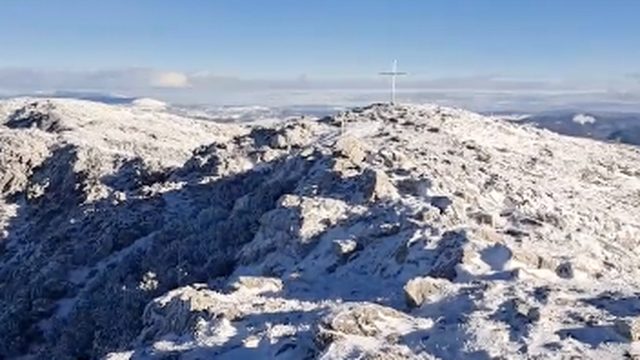Nevjerojatna snimka s vrha Dinare:  'Snijeg, led, mećava, i osjećaj hladnoće -18 stupnjeva'