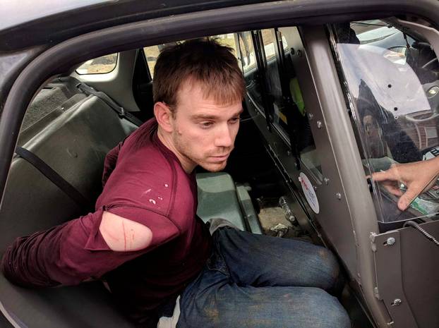 Metro Nashville Police Department photo of Waffle House shooting suspect Travis Reinking in Antioch