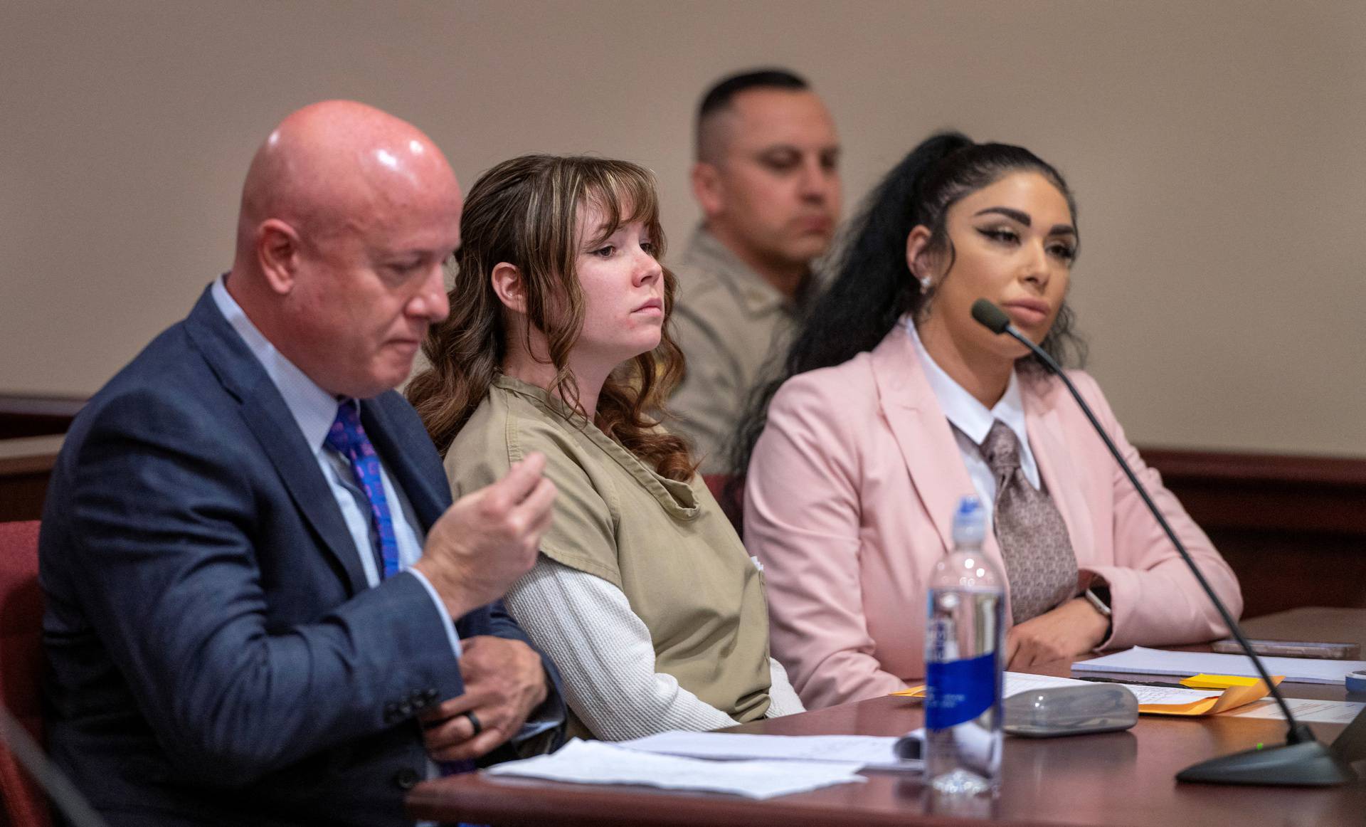Hannah Gutierrez-Reed, the former armorer at the movie Rust, attends her sentencing hearing at First District Court, in Santa Fe
