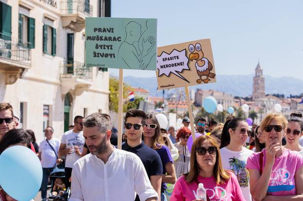 U Splitu održan 4. Hod za život