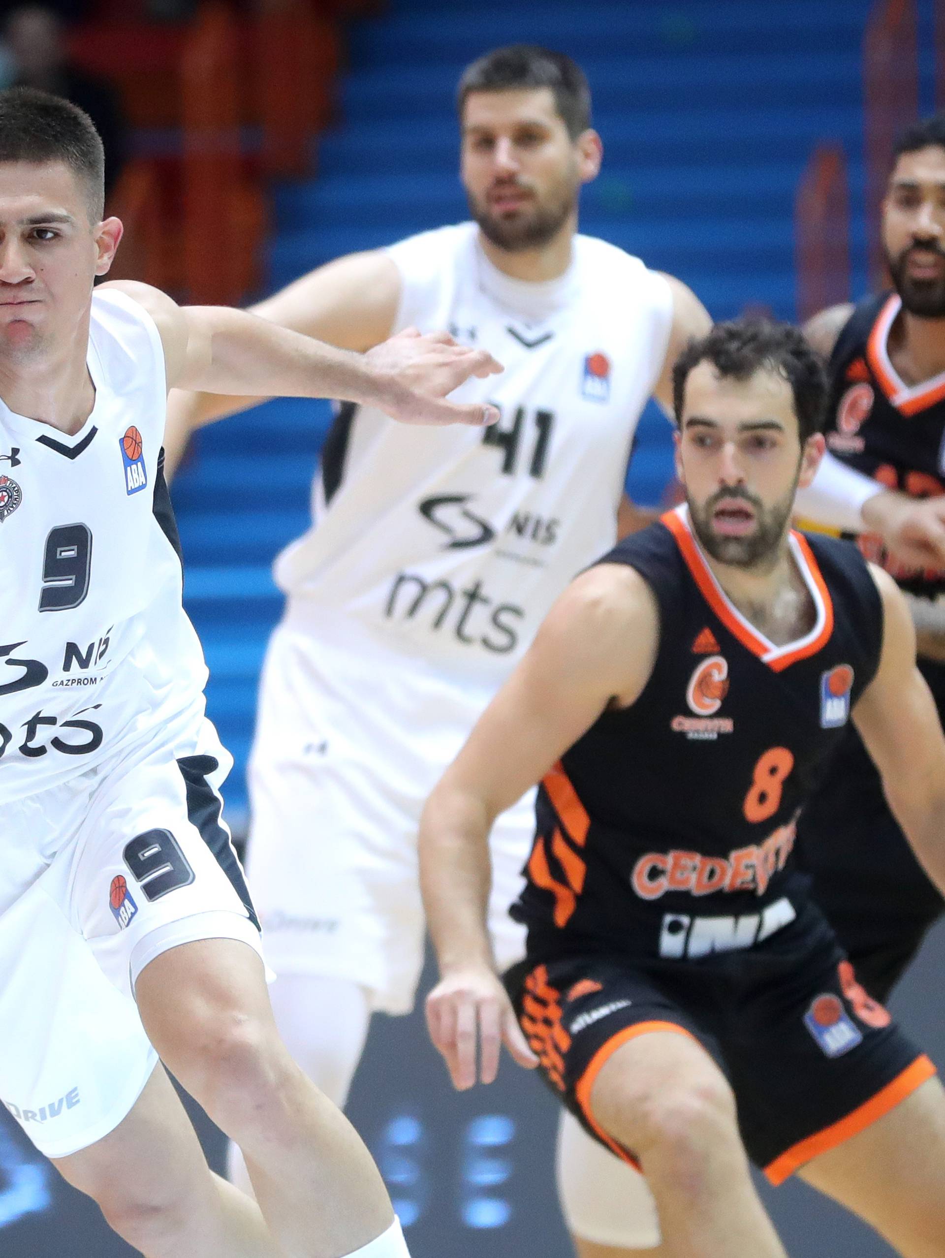 Zagreb: KK Cedevita i Partizan u 1. kolu ABA lige