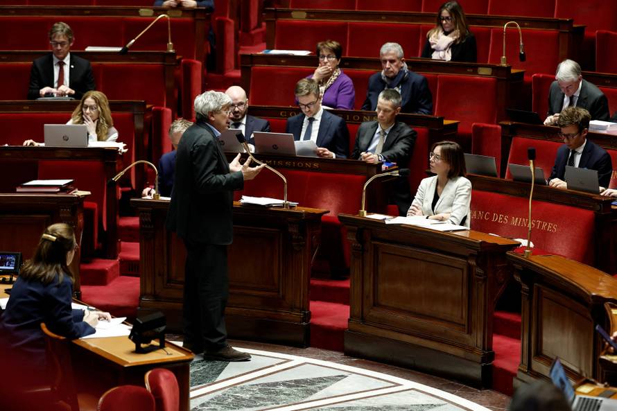 French National Assembly debates 2025 year-end budget bill in Paris