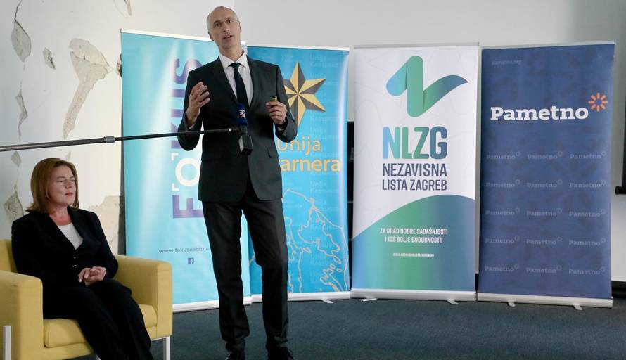 Koalicija Pametno, FOKUS, Nezavisna lista Zagreb i Unija Kvarnera predstavila izborni program