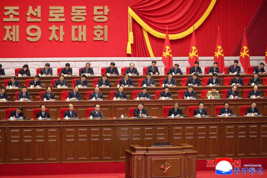North Korean leader Kim Jong Un attends the Ninth Congress of the Workers' Party of Korea (WPK) in Pyongyang