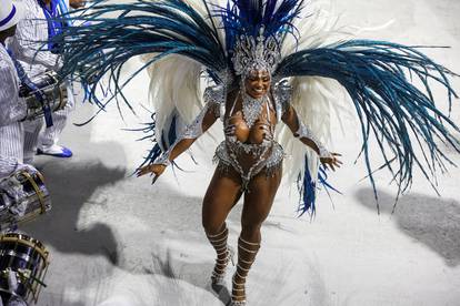 Carnival magic descends on Rio as the second night of elite samba schools lights up the Sambadrome, in Rio de Janeiro