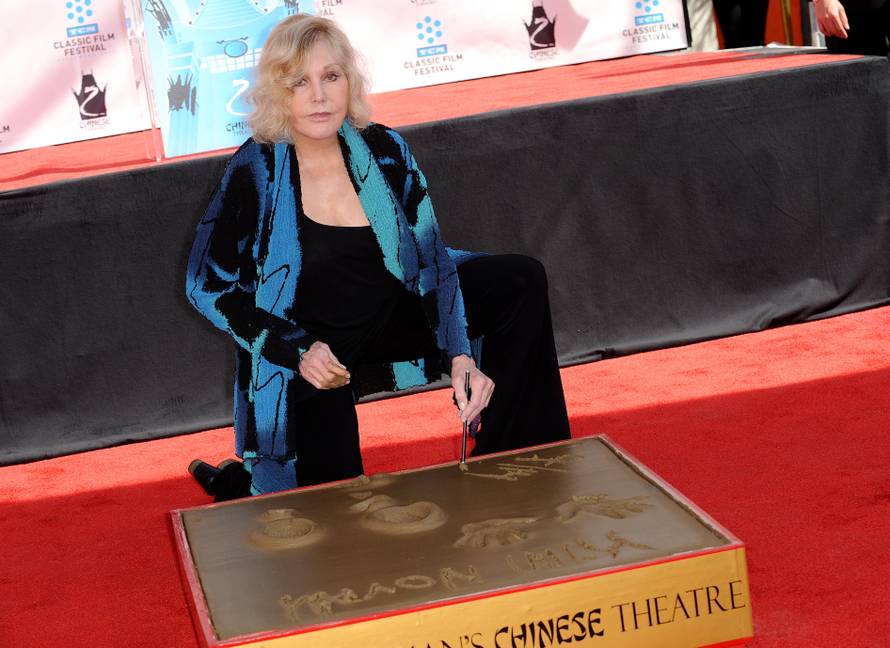 Kim Novak Honored with Footprint and Handprint Ceremony - By Lionel Hahn